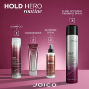 Joico Hold Hero High Hold + Shine Boosting Finishing Spray Full Routine - Zennkai