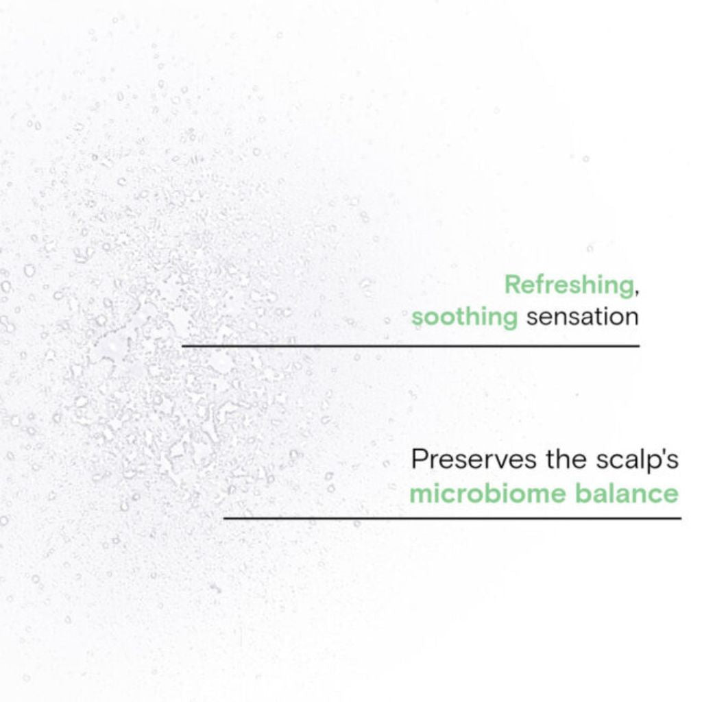 Joico Scalp Vitality Replenishing Essence benefits: hydrates dry scalp, reduces itchiness, microbiome-friendly leave-in treatment