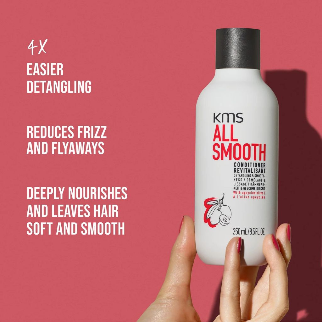 KMS All Smooth Conditioner 750ml for Frizzy Hair Key Benefits - Zennkai