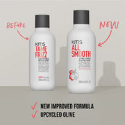KMS All Smooth Conditioner 750ml for Frizzy Hair Old vs New Packaging - Zennkai