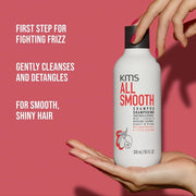 KMS All Smooth Shampoo 750ml for Frizzy Hair Features & Benefits - Zennkai