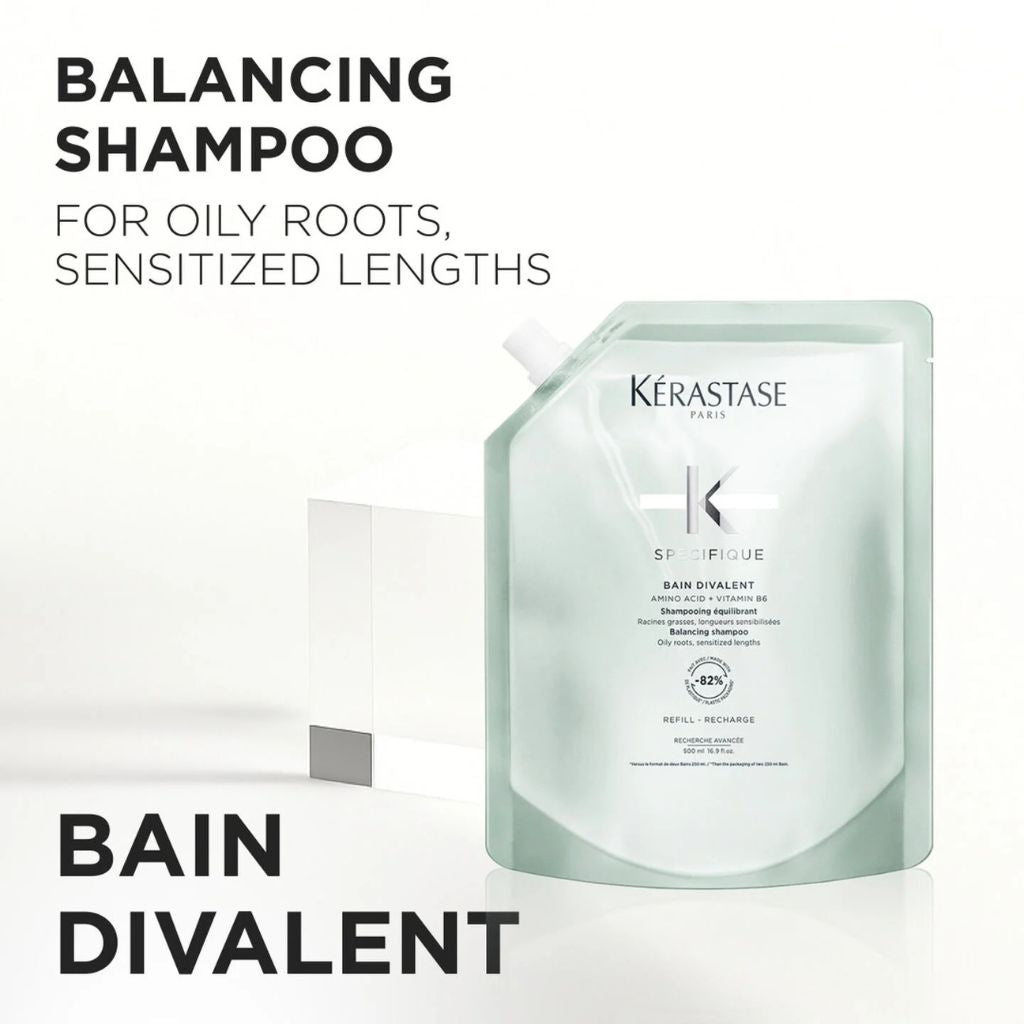 Kerastase Bain Divalent Shampoo Refill Pouch for Oily Hair Balancing Shampoo Zennkai Canada