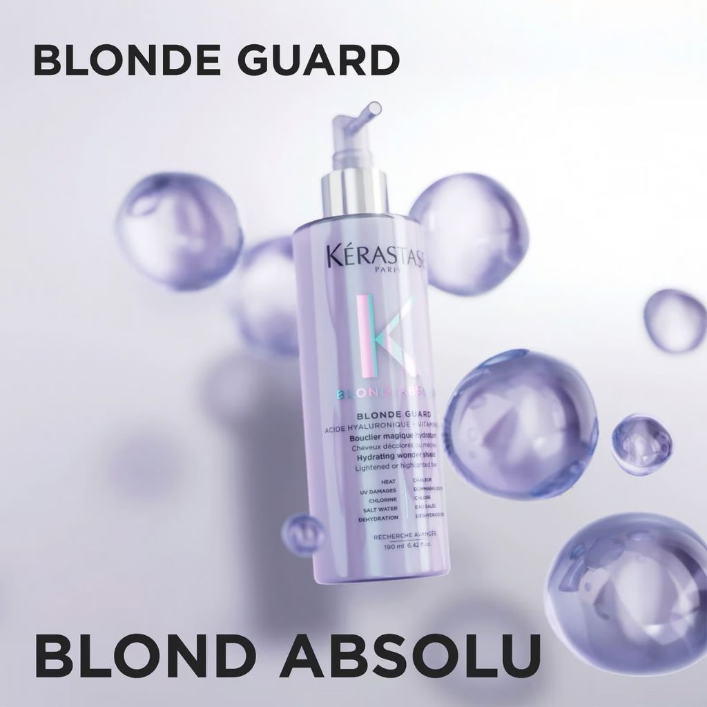 Kerastase Blond Absolu Blonde Guard for Blonde or highlighted hair Lifestyling Shot - Zennkai