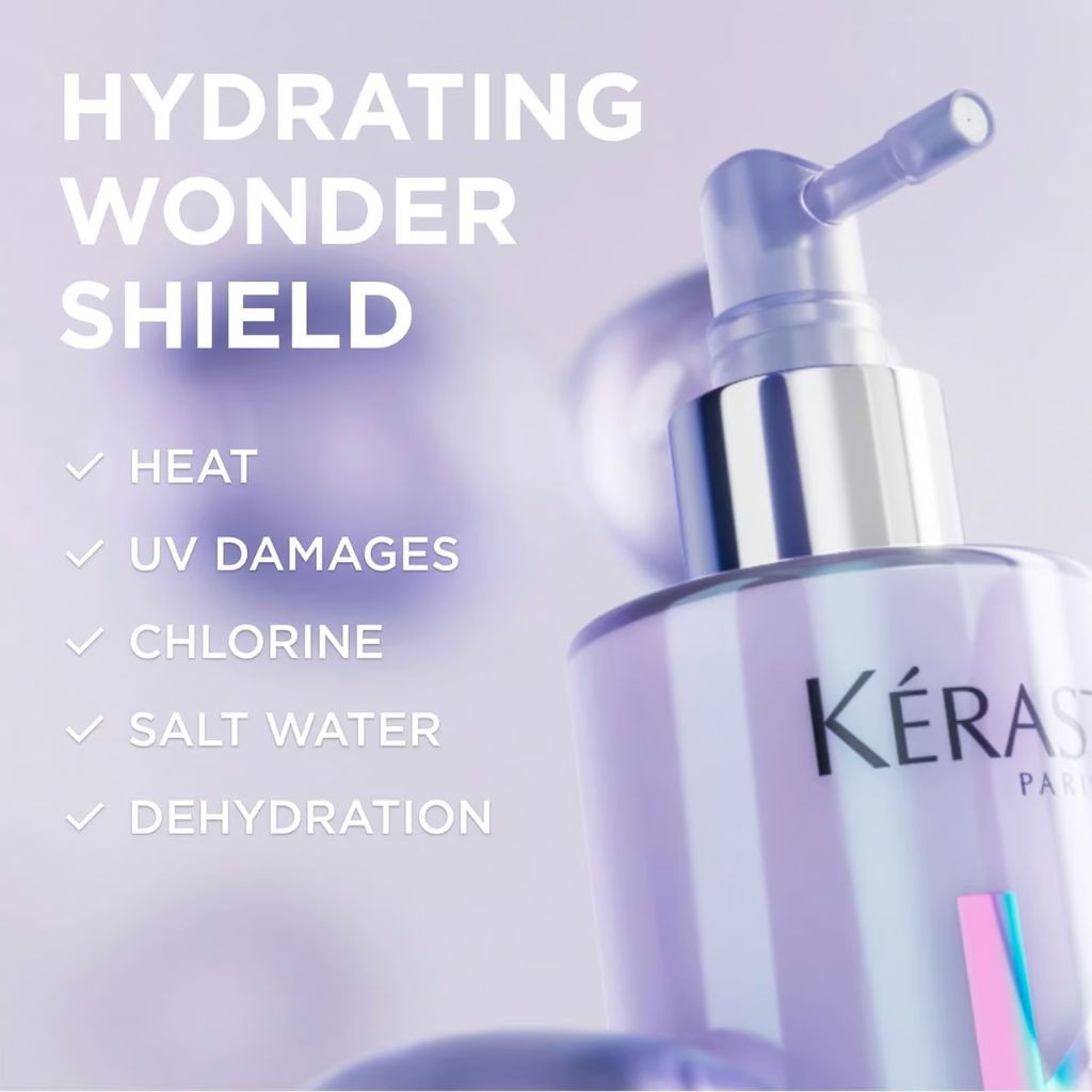 Kerastase Blond Absolu Blonde Guard for Blonde or highlighted hair Defend Against Heat, UV, and More - Zennkai