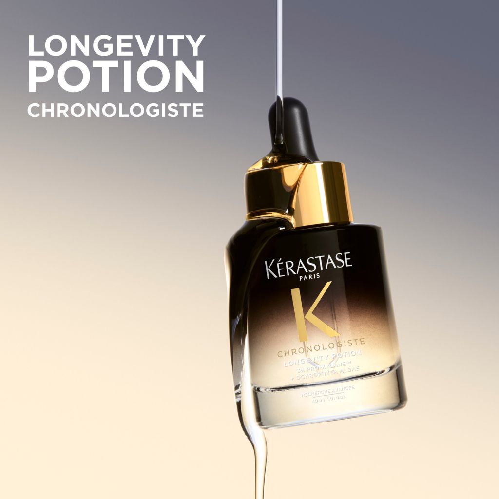 Kerastase Chronologiste Longevity Potion Rejuvenating Scalp Concentrate Product Texture - Zennkai