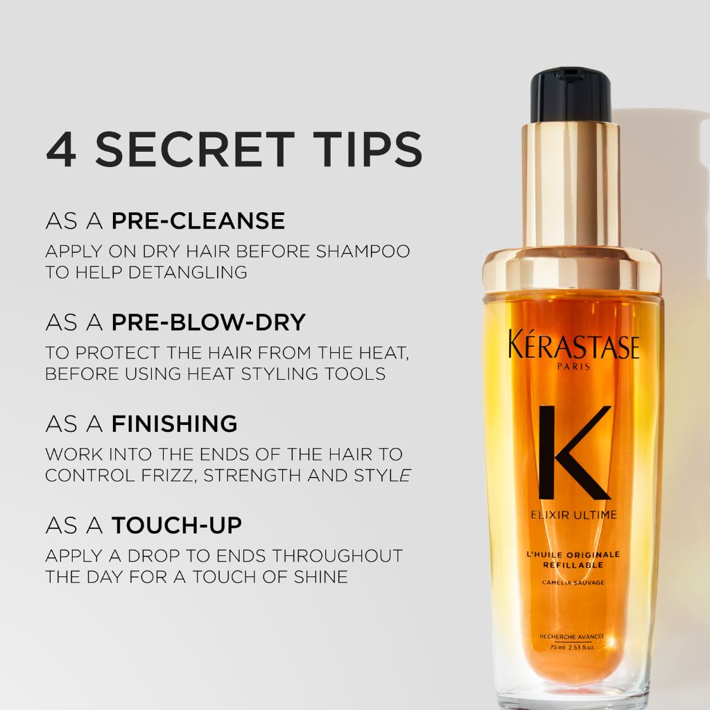 Kerastase Elixir Ultime Original Hair Oil TIps