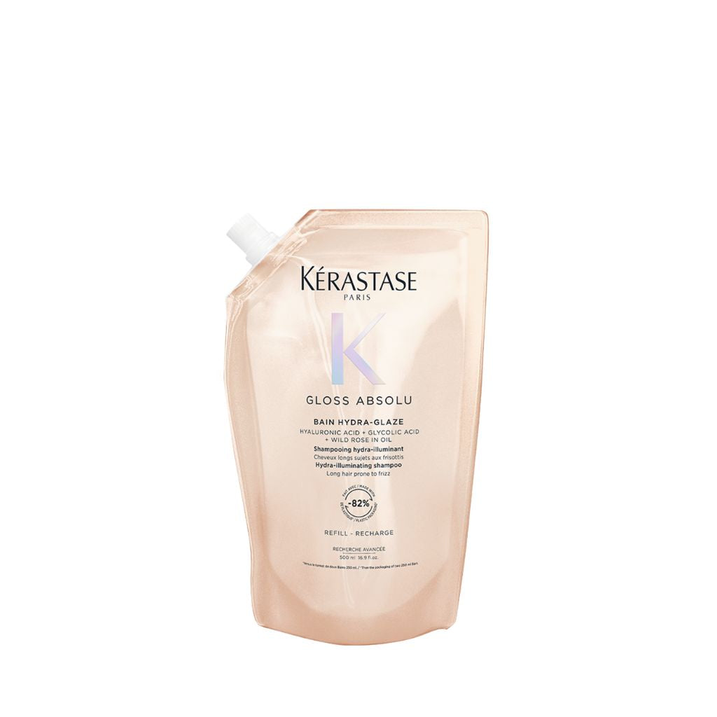 Kerastase Gloss Absolu Bain Hydra-Glaze Shampoo Refill Pouch 500ml - Zennkai