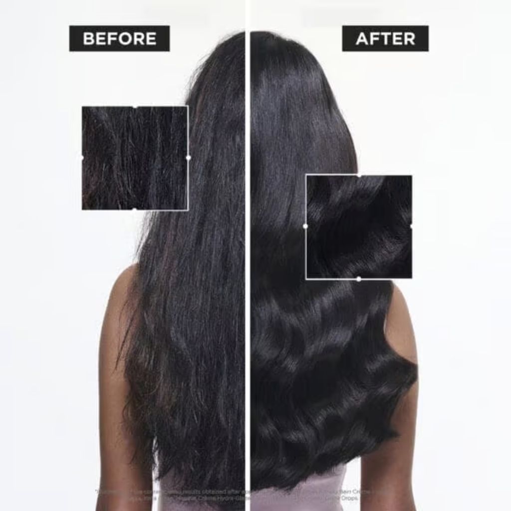 Kerastase Gloss Absolu Bain Creme Hydra-Glaze Shampoo for Thick Frizzy Hair Zennkai Canada