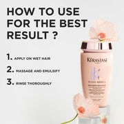 Kerastase Gloss Absolu Bain Creme Hydra-Glaze Shampoo for Thick Frizzy Hair Zennkai Canada