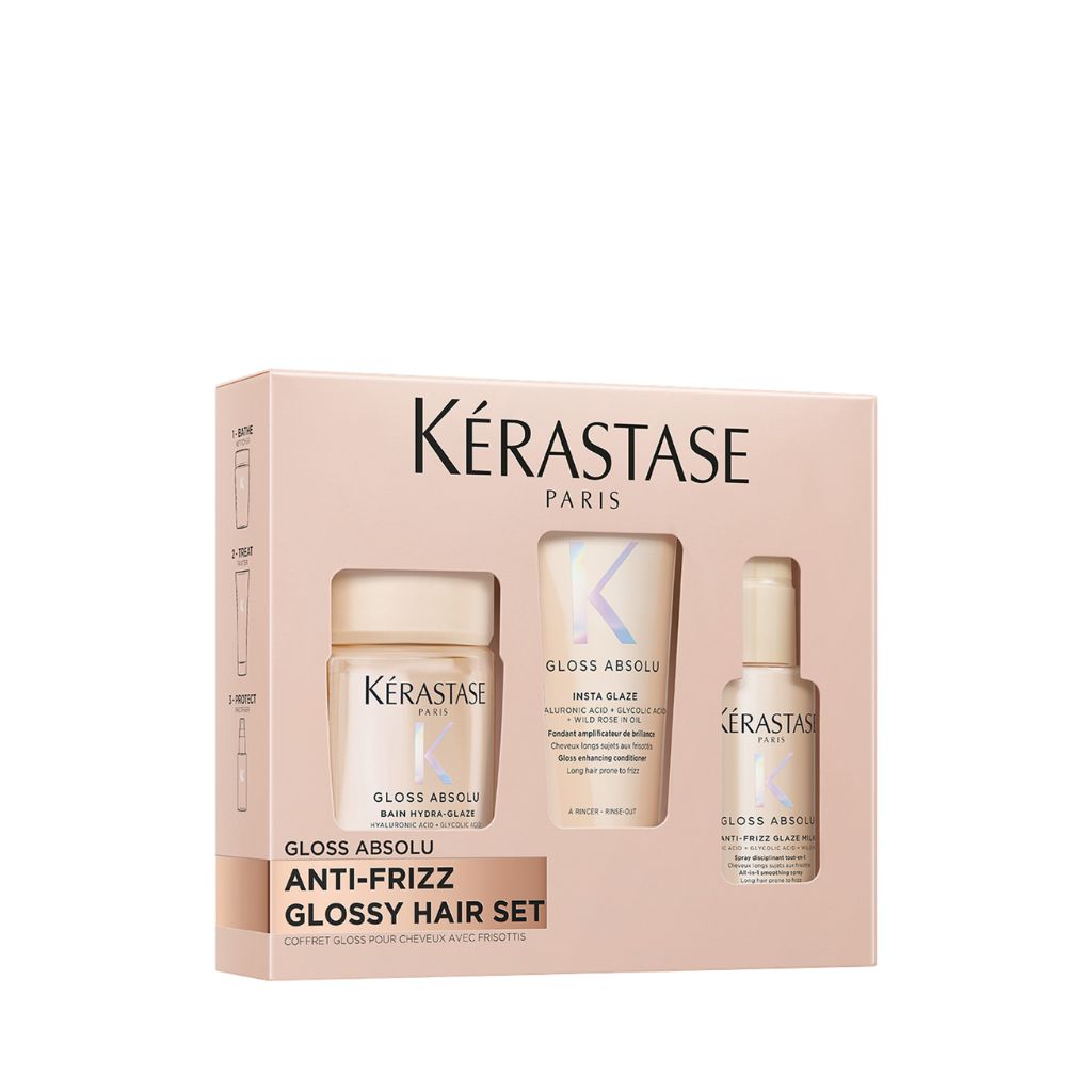 Kerastase Gloss Absolu Travel Set for Frizzy Hair Zennkai Canada