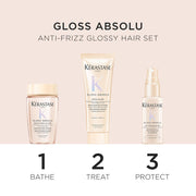 Kerastase Gloss Absolu Travel Set for Frizzy Hair 3 Step Routine Zennkai Canada