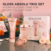 Kerastase Gloss Absolu Spring Set for Frizzy Hair Bouncy Glossy Hair Zennkai Canada