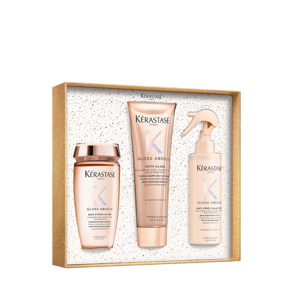 Kerastase Gloss Absolu Holiday Set for Frizzy Hair - Zennkai