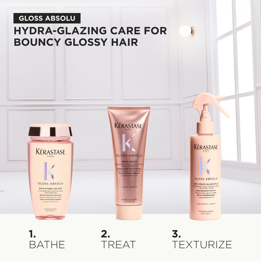Kerastase Gloss Absolu Holiday Set for Frizzy Hair - Zennkai