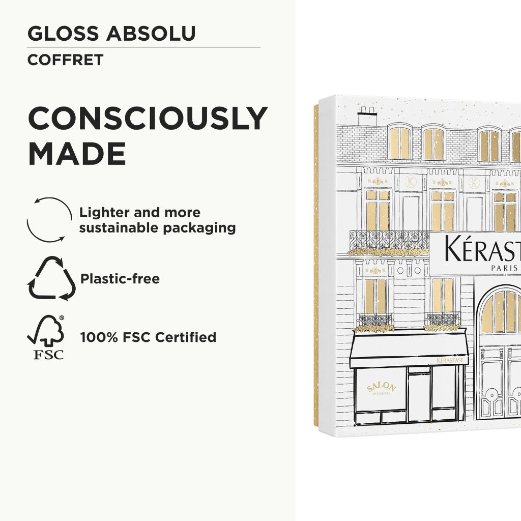 Kerastase Gloss Absolu Holiday Set for Frizzy Hair - Zennkai