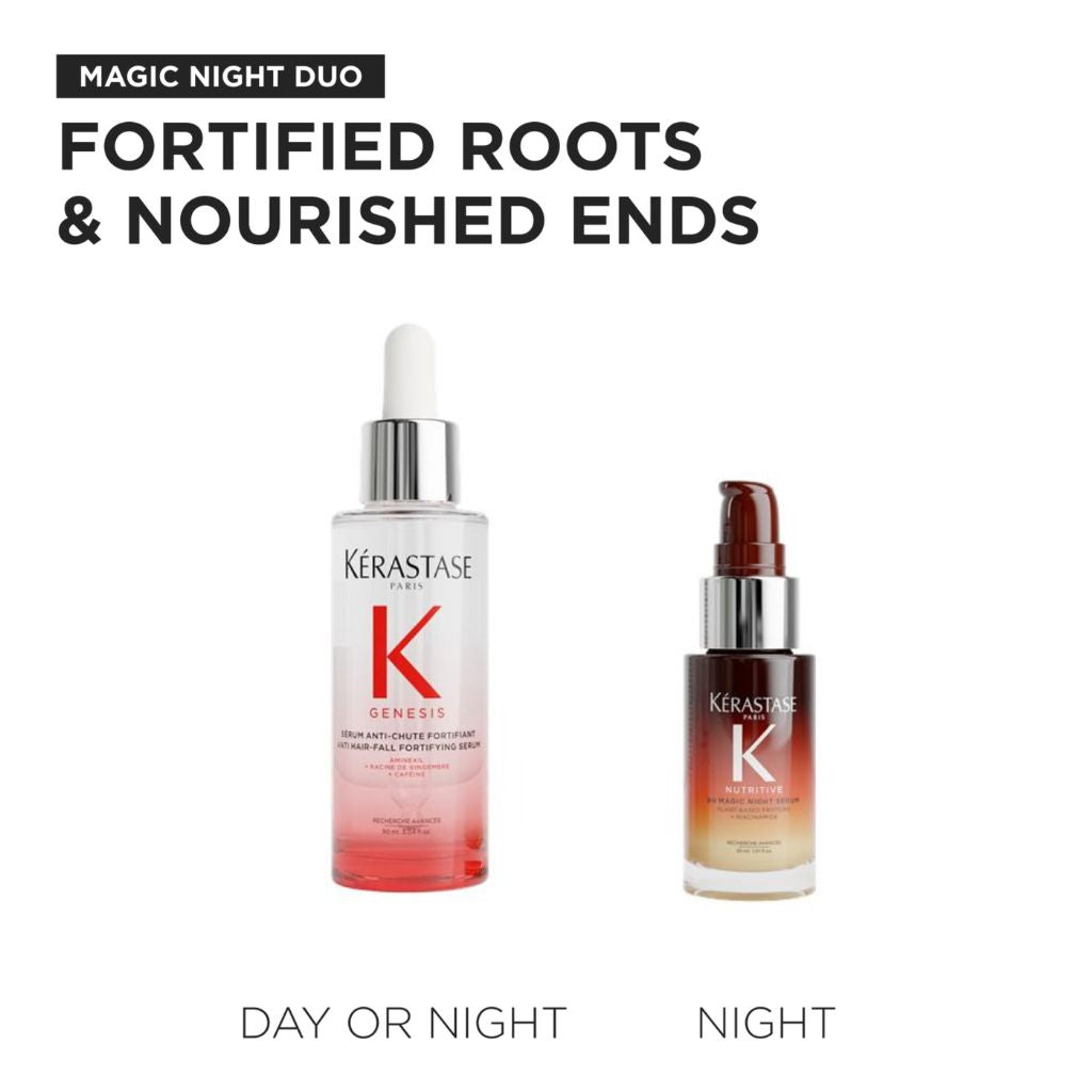 Kerastase Magic Night Duo to Strength and Nourish Hair 2 Step Routine Zennkai Canada