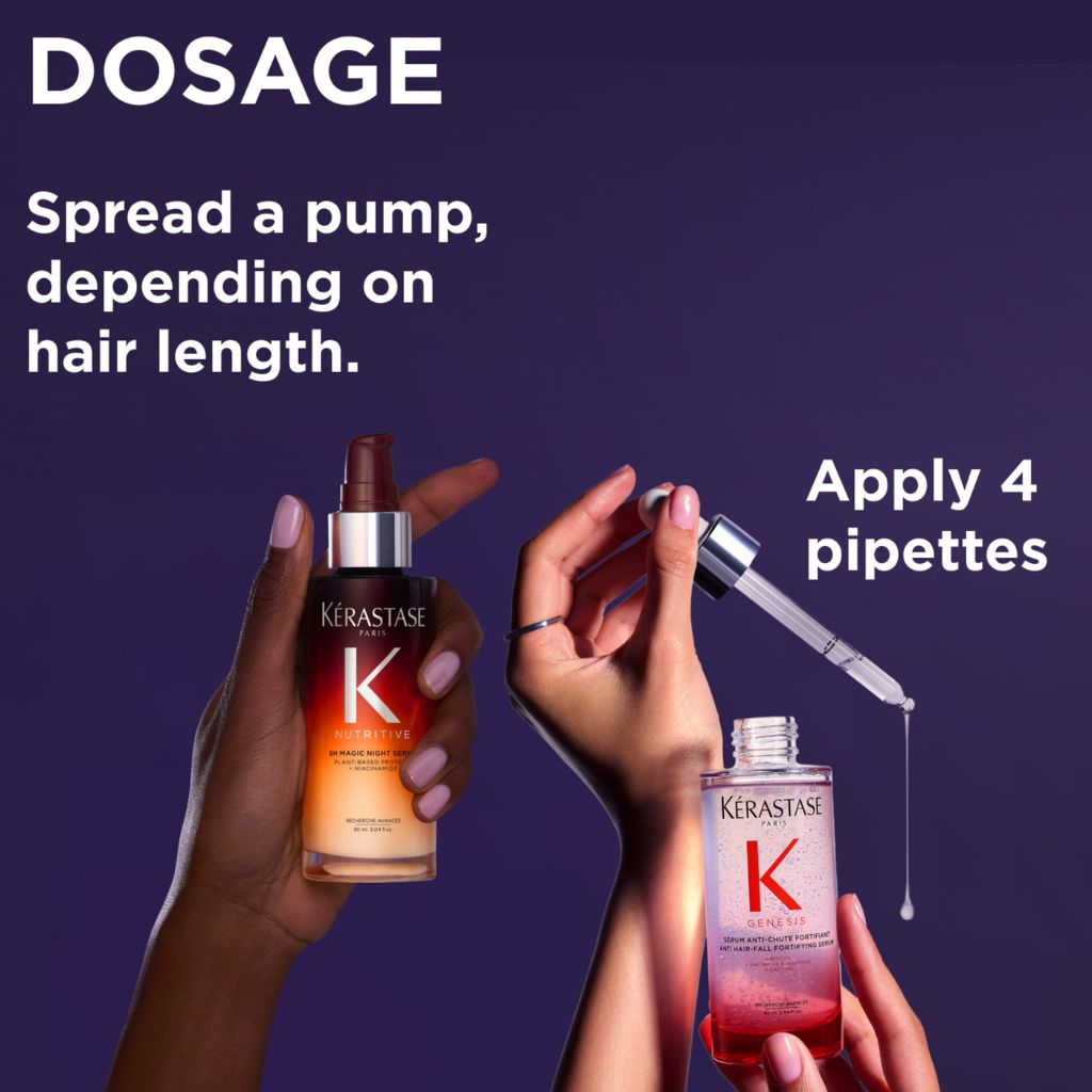 Kerastase Magic Night Duo to Strength and Nourish Hair How to Use Zennkai Canada