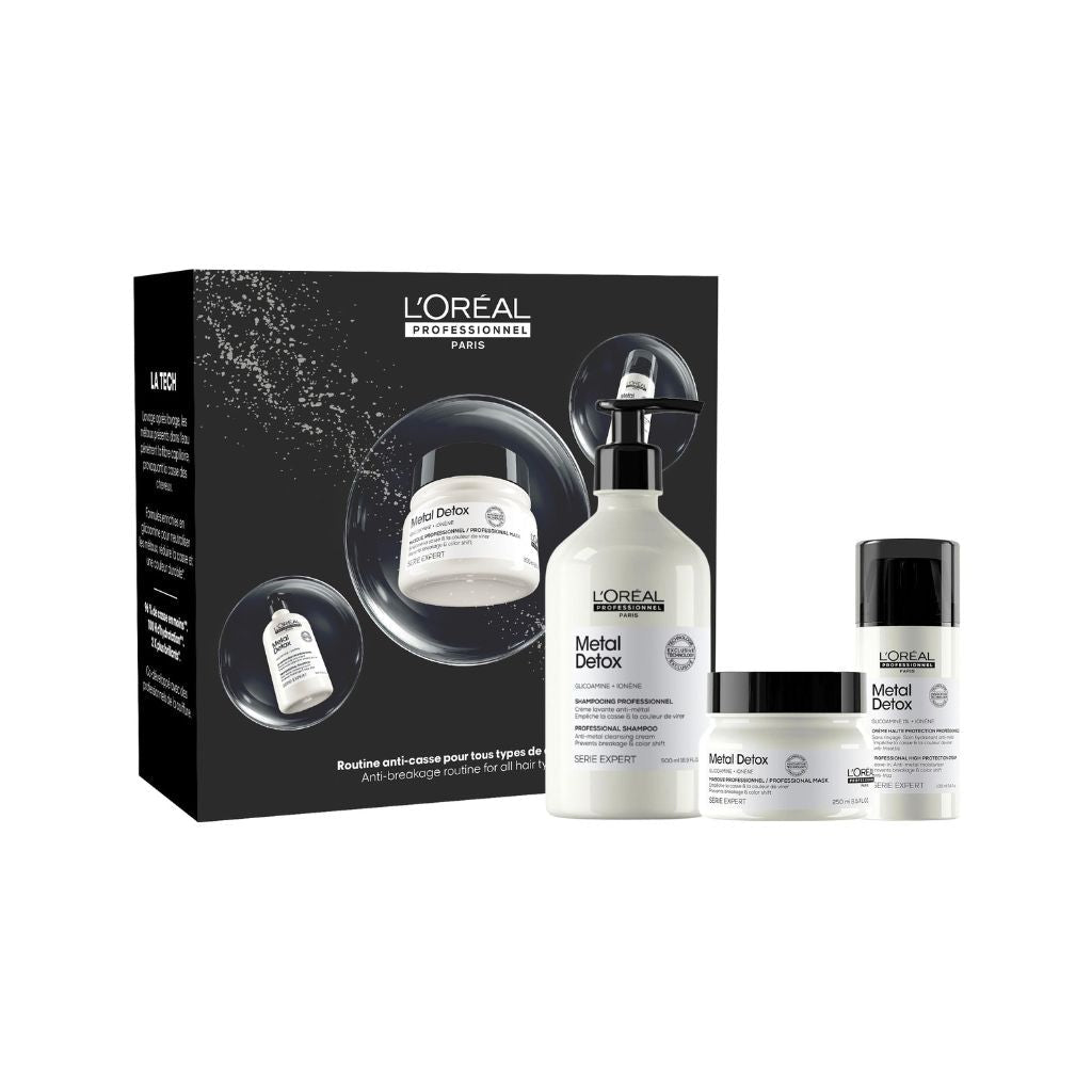 L'Oréal Professionnel Metal Detox Holiday Set with Leave-In