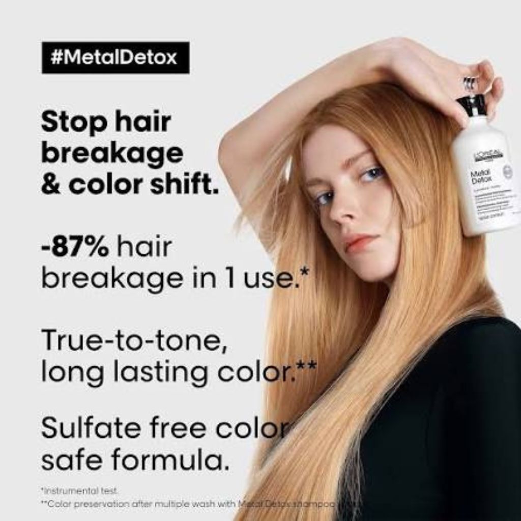 L'Oreal Professionnel Metal Detox Anti-Metal Shampoo - Key Benefits - Zennkai