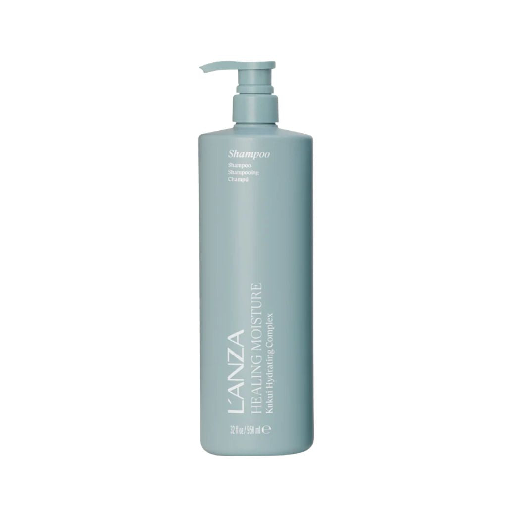 L'ANZA Healing Moisture Shampoo 950ml bottle on white background Zennkai