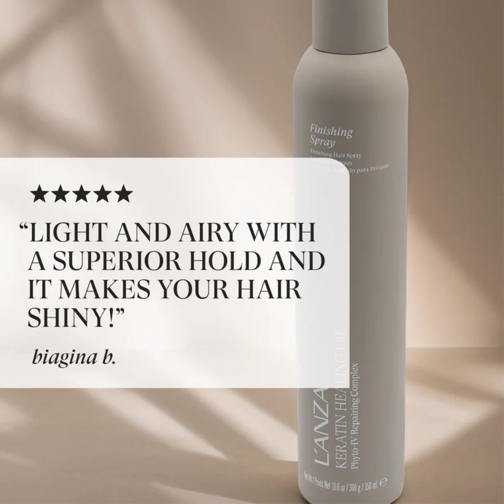 L'ANZA KHO Finishing Spray suitable for all hair types frizz control and heat protection Zennkai