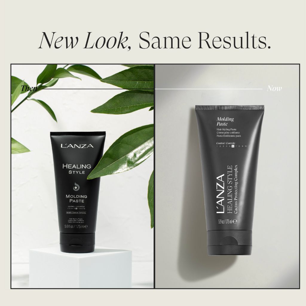 L'ANZA Healing Style Molding Paste Styling Paste Old vs New Packaging - Zennkai