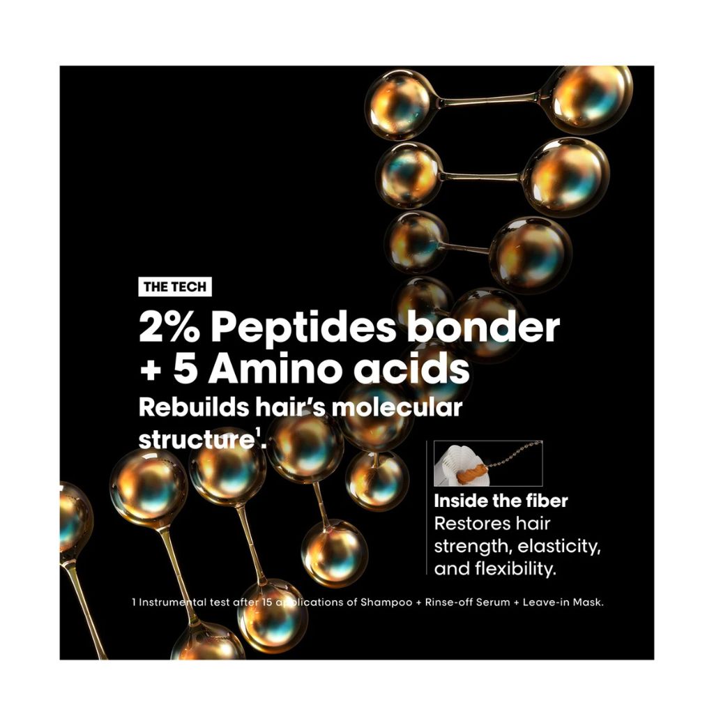 L'Oréal Absolut Repair Molecular Shampoo with patented 2% Peptides Bonder and 5 Amino Acids