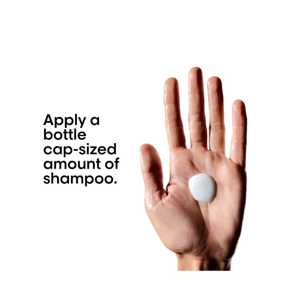 L'Oréal Professionnel Absolut Repair Molecular Shampoo Refill label showing Peptides Bonder and Amino Acids formula