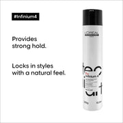 L'Oreal Professionnel Tecni Art Fix Infinium 4 Strong Hold Hairspray Key Benefits - Zennkai