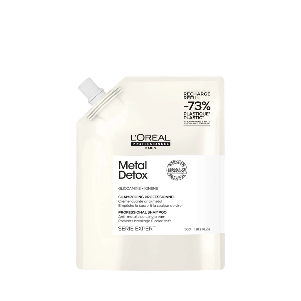 L'Oréal Professionnel Metal Detox Shampoo Refill 500ml eco pouch — available at Zennkai Canada