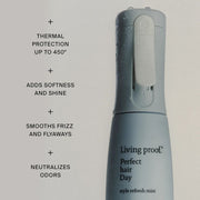 Living Proof PhD Style Refresh Mist thermal protection up to 450°F for heat styling