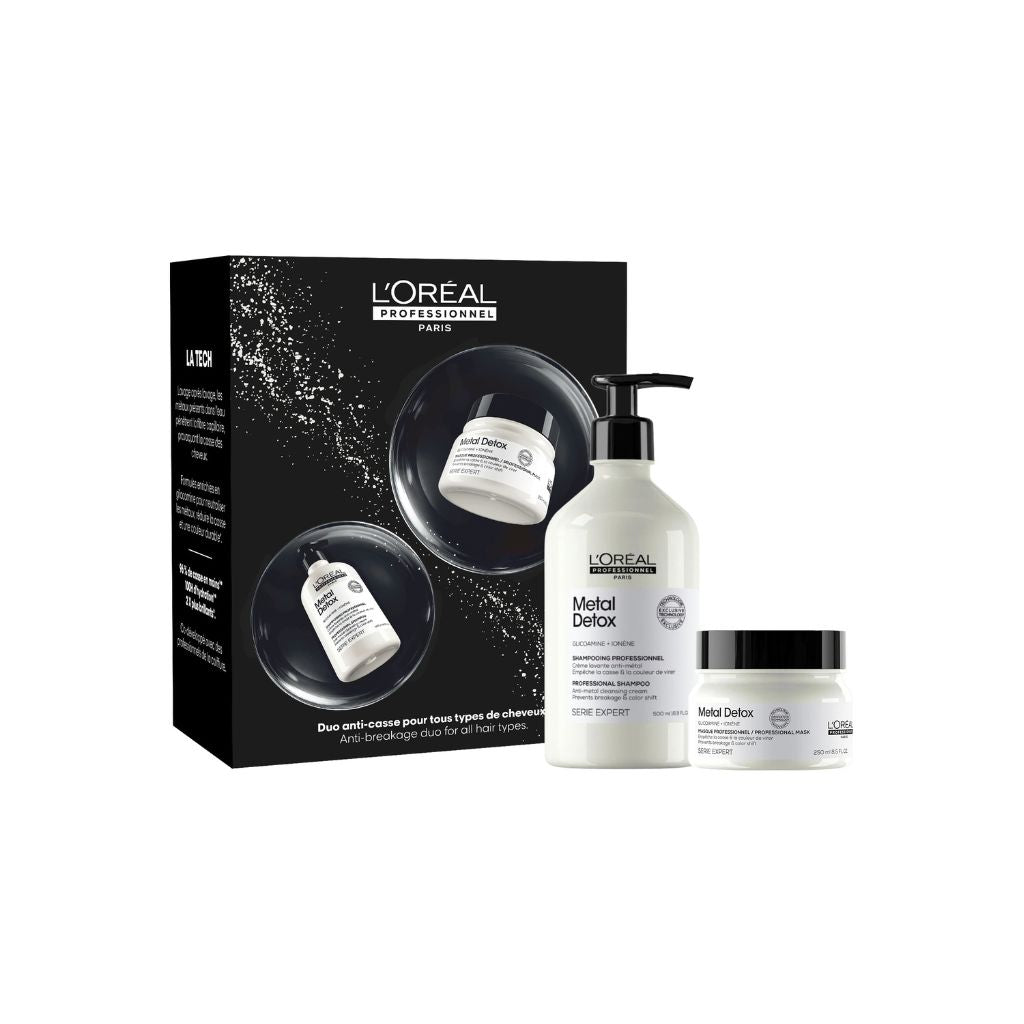 L'Oréal Professionnel Metal Detox Shampoo & Mask Holiday Set