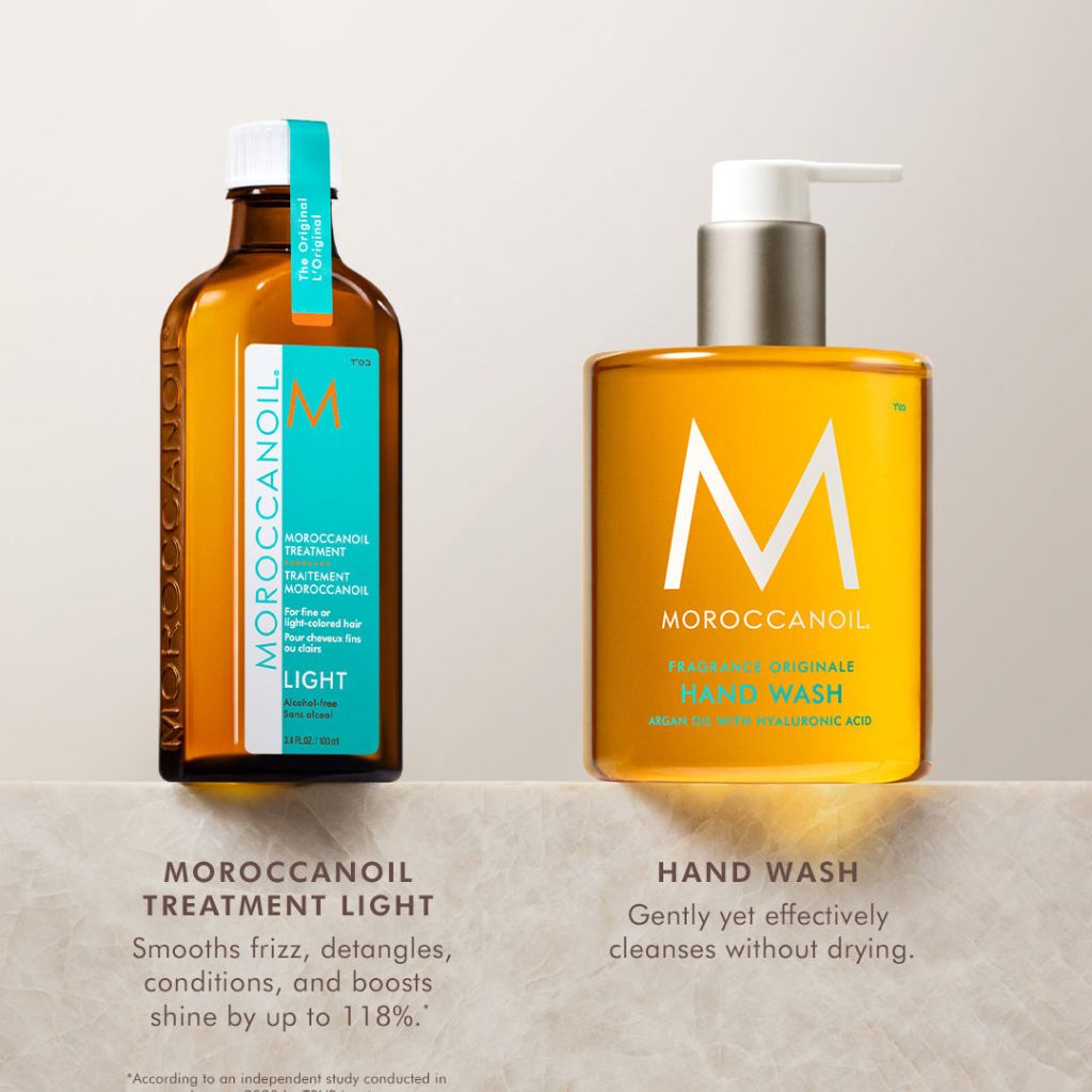 MoroccanOil Hair & Hand Heroes Sett with Treatment Oil Light Key Benefits - Zennkai