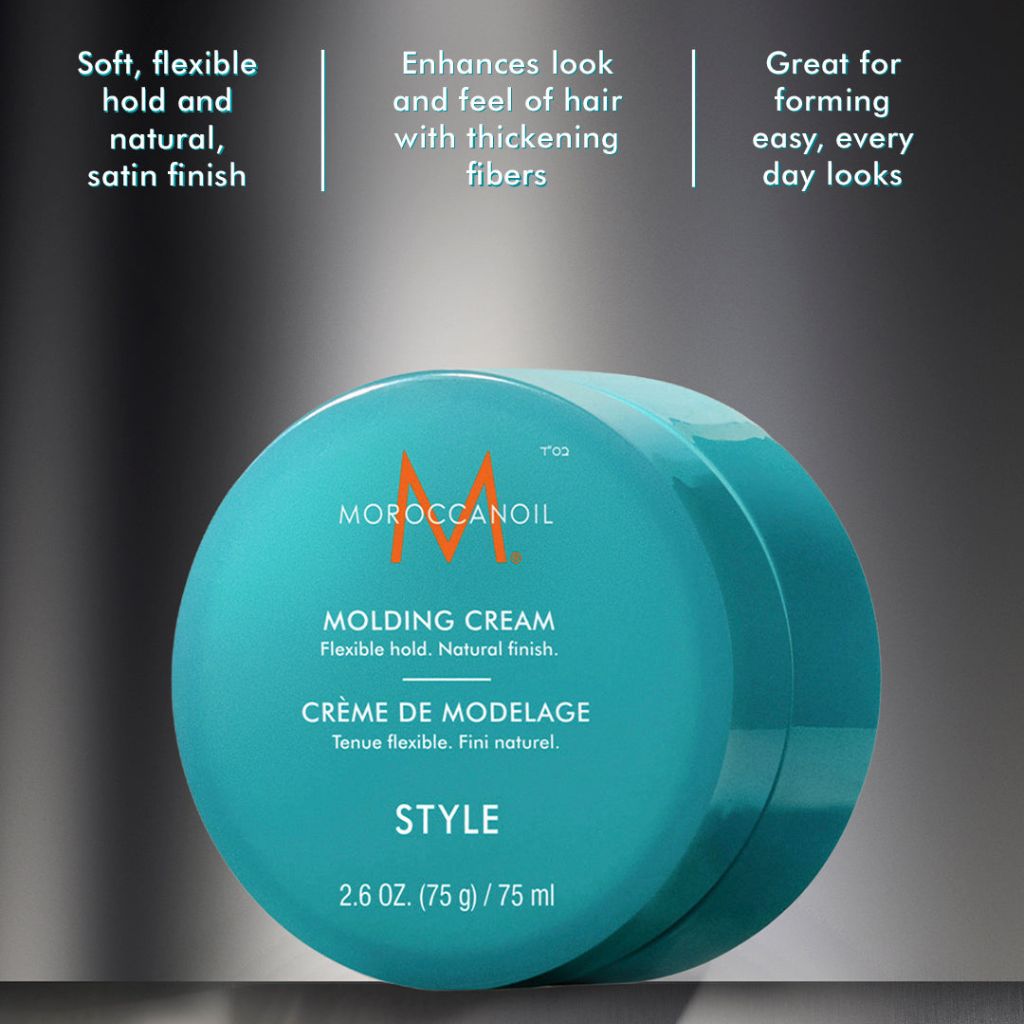 MoroccanOil Molding Cream for Flexible Hold and Natural Finish Features & Benefits - Zennkai