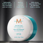Moroccanoil Texture Clay for Medium Hold and Matte Finish Features and Benefits - Zennkai