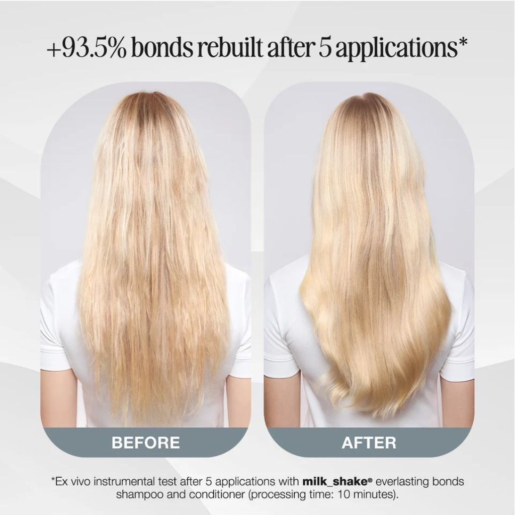 Milkshake Everlasting Bonds Conditioner Before and After Blonde Hair - Zennkai