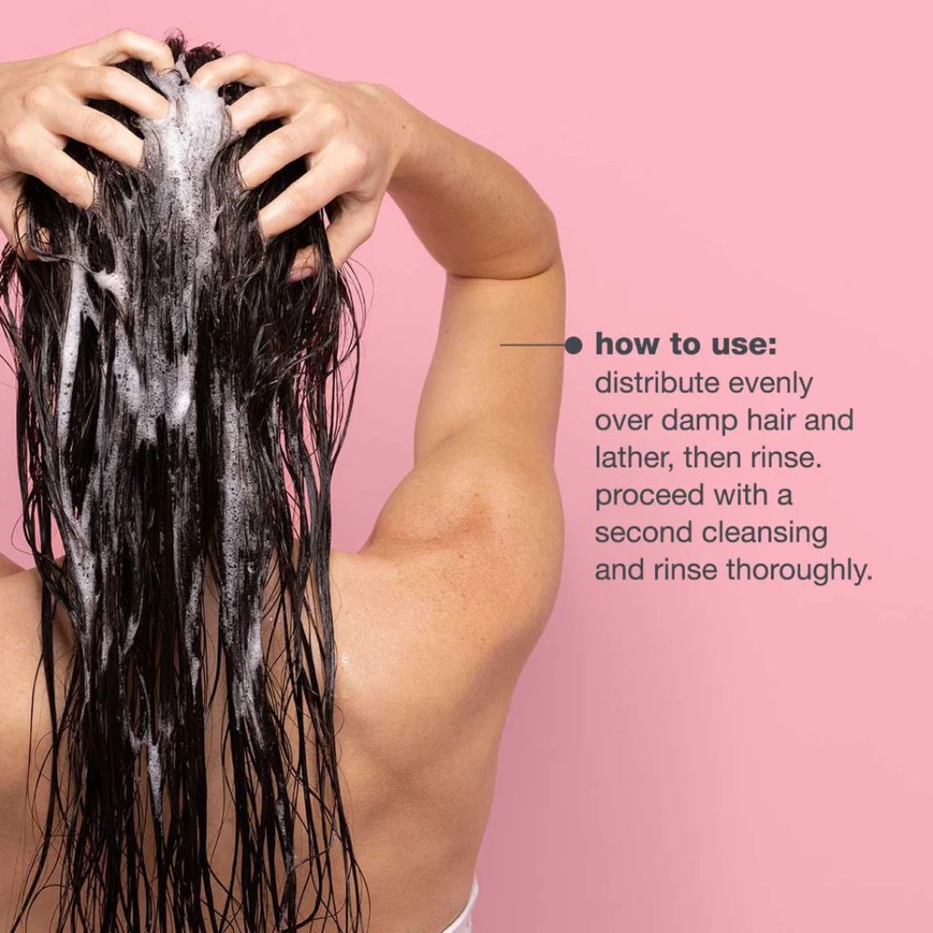 Mikshake Insta.Light Strengthening Shampoo for All Hair Types How to Use - Zennkai