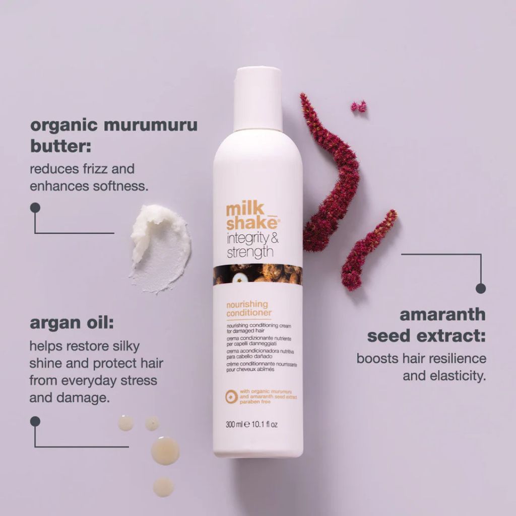 milk_shake Integrity & Strength Conditioner — the solution for brittle, damaged, and heat-stressed hair