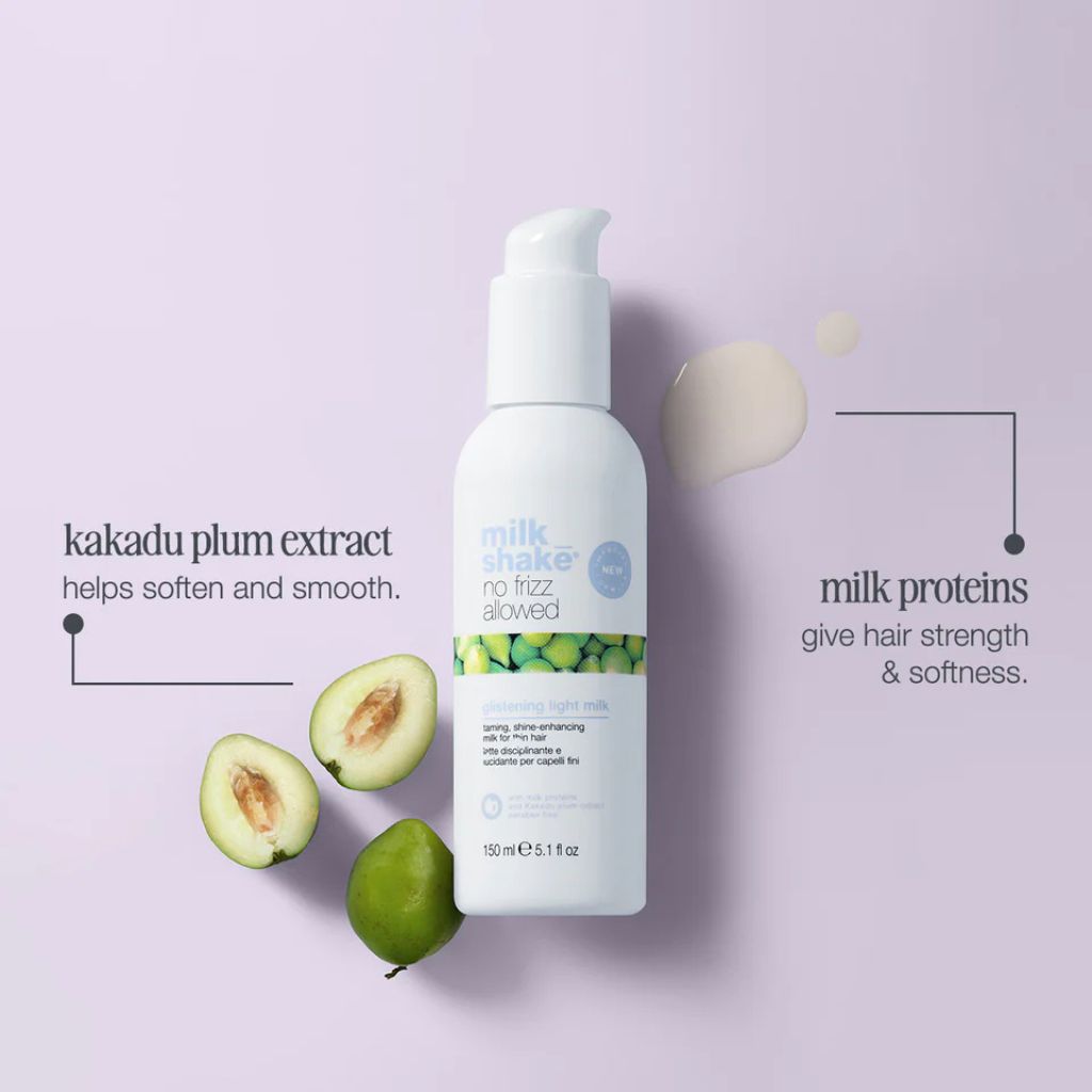 Milkshake No Frizz Allowed Glistening Light Milk Key Ingredients - Zennkai