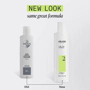 Nioxin System 2 Scalp + Hair Conditioner Old vs New Packaging - Zennkai