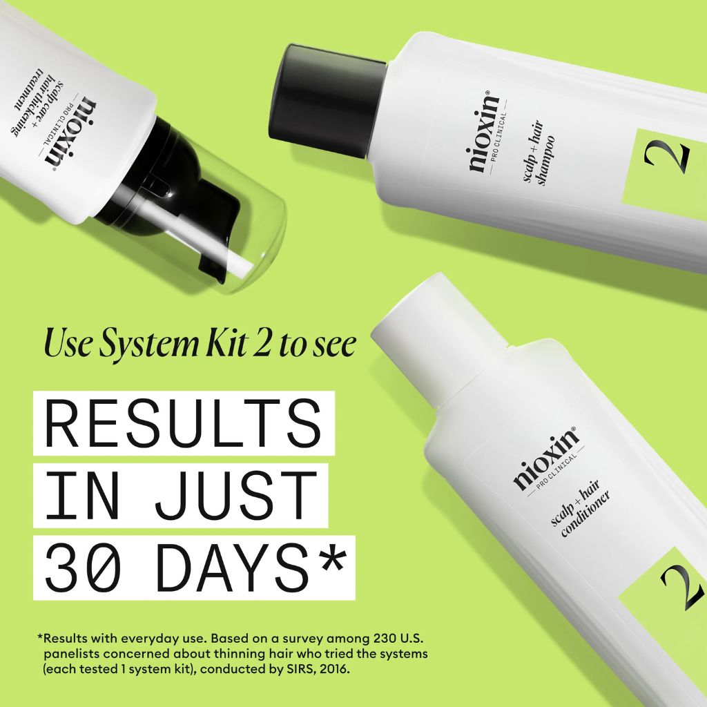 Nioxin System 2 Scalp + Hair Conditioner Results in 30 Days - Zennkai