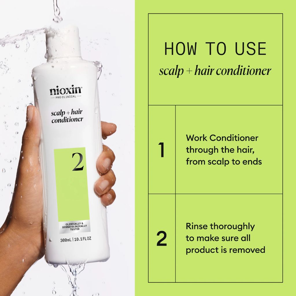 Nioxin System 2 Scalp + Hair Conditioner How to use - Zennkai