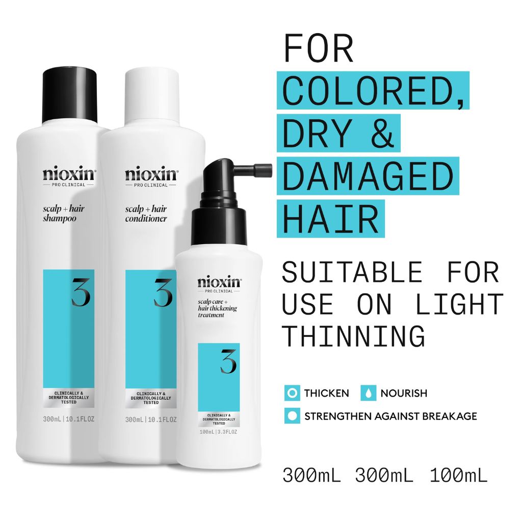 Nioxin System 3 Scalp Care + Hair Thickening System - Zennkai