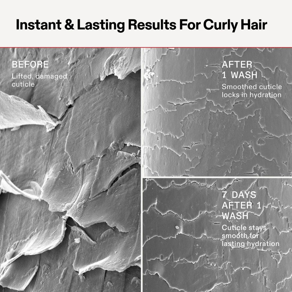 Olaplex No.4Curl Hydrating Curl Shampoo for Curly Hair Before & After Hair Cuticle - Zennkai