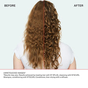 Olaplex No.4Curl Hydrating Curl Shampoo for Curly Hair Before and After Wavy Hair - Zennkai