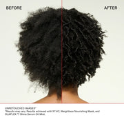 Olaplex No.7 Shine Serum Oil Mist Before and After Coily Hair - Zennkai