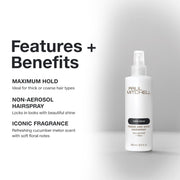 Paul Mitchell Firm Hold Freeze and Shine Non-Aerosol Hairspray 250ml Features & Benefits - Zennkai
