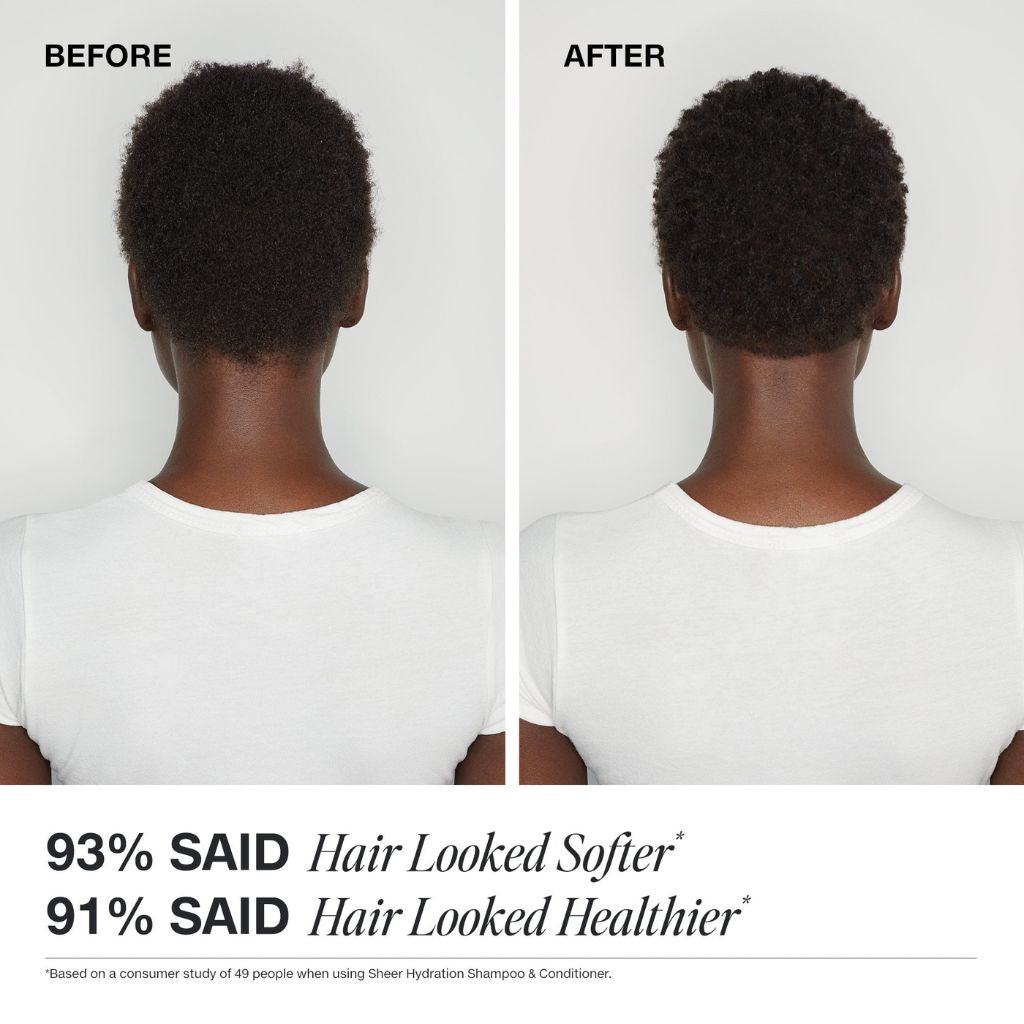Paul Mitchell Sheer Hydration Shampoo 1L for Dry Hair Before and After Use - Zennkai