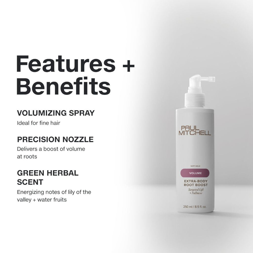 Paul Mitchell Volume Extra-Body Root Boost Features and Benefits- Zennkai