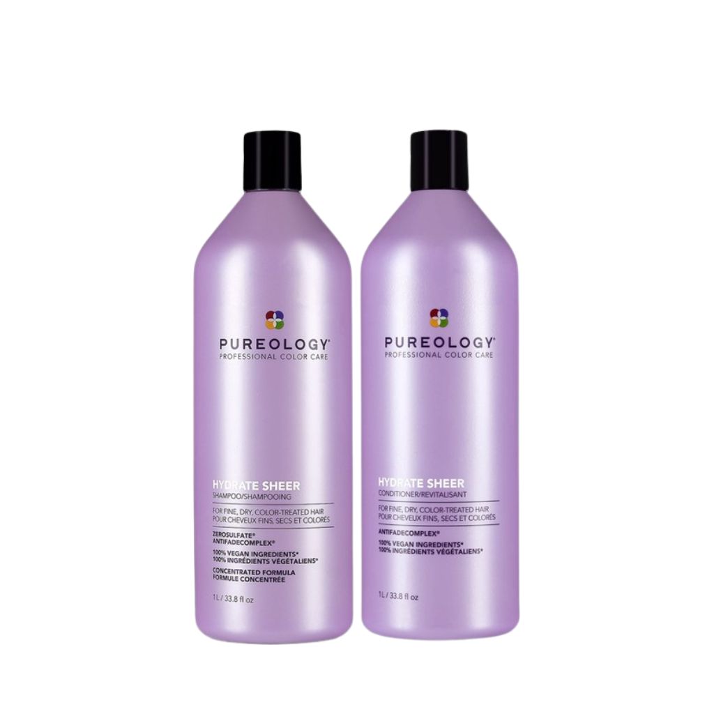 Pureology Hydrate Sheer 1 litre professional lightweight moisture fine colour-treated hair Canada